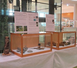 中央館「丹波漆」の展示の様子