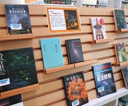 中央館7月『夏の景色いろいろ』のテーマ展示の様子